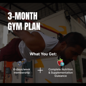 Subscribe to CaliKeeda's 3-month Gym Plan.